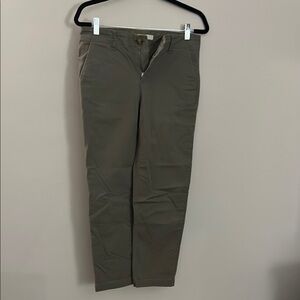 LOFT Green Chinos Versatile Straight Leg
